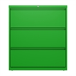 Pemberly Row 36-in Wide 3 Drawer Lateral Filing Cabinet Screamin' Green