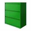 Pemberly Row 36-in Wide 3 Drawer Lateral Filing Cabinet Screamin' Green