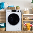 Pemberly Row CONVERTIBLE Washer-Dryer 18lb/1.9cf SANITIZE ALLERGEN Cycle 1400RPM