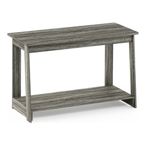 Pemberly Row Engineered Wood TV Stand for TV up to 39&quot in French Oak Gray