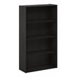 Pemberly Row Contemporary Engineered Wood 4-Tier Open Shelf in Espresso