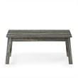 Pemberly Row Engineered Wood Coffee Table in French Oak Gray