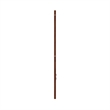 Pemberly Row Solid Wood Twin Headboard with USB Charging Station in Walnut