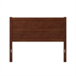 Pemberly Row Solid Wood Queen Size Mid-Century Headboard in Walnut