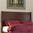 Pemberly Row Solid Wood Queen Size Mid-Century Headboard in Walnut