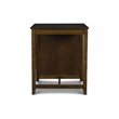 Pemberly Row Contemporary Solid Wood Counter Table w/ 2 Chairs in Brown