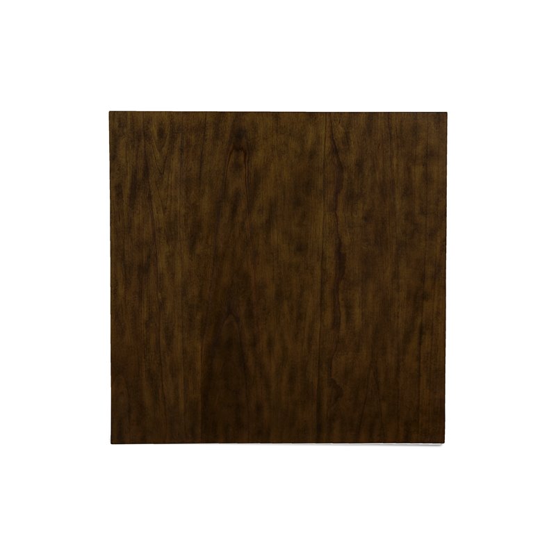 Pemberly Row Contemporary Solid Wood Counter Table w/ 2 Chairs in Brown