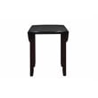 Pemberly Row Solid Wood Dining Drop Leaf Table w/ 2 Chairs in Ebony