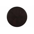 Pemberly Row Solid Wood Dining Drop Leaf Table w/ 2 Chairs in Ebony