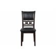 Pemberly Row Solid Wood Dining Drop Leaf Table w/ 2 Chairs in Ebony