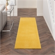 Pemberly Row Contemporary 2' x 6' Yellow Outdoor Indoor/Outdoor Rug