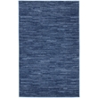 Pemberly Row Contemporary 3' x 5' Navy Blue Outdoor Indoor/Outdoor Rug