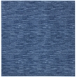 Pemberly Row 5' x Square Navy Blue Outdoor Indoor/Outdoor Rug