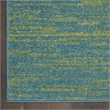 Pemberly Row 6' x 9' Blue Green Outdoor Indoor/Outdoor Rug Polypropylene