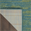 Pemberly Row 6' x 9' Blue Green Outdoor Indoor/Outdoor Rug Polypropylene