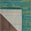 Pemberly Row Contemporary 3' x 5' Blue Green Outdoor Indoor/Outdoor Rug