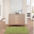 Pemberly Row Contemporary 3' x 5' Green Outdoor Indoor/Outdoor Rug