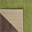 Pemberly Row Contemporary 5' x 7' Green Outdoor Indoor/Outdoor Rug