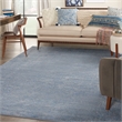 Pemberly Row Contemporary 7' x 10' Blue/Grey Outdoor Indoor/Outdoor Rug