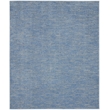 Pemberly Row Contemporary 7' x 10' Blue/Grey Outdoor Indoor/Outdoor Rug