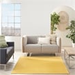 Pemberly Row Contemporary 4' x 6' Yellow Outdoor Indoor/Outdoor Rug
