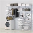 Pemberly Row 2.7 cu. ft. All-in-One Washer & Dryer Combo in White.