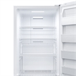 Pemberly Row Contemporary 17 Cu. Ft Upright Freezer in White.