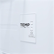 Pemberly Row Contemporary 17 Cu. Ft Upright Freezer in White.