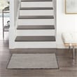 Pemberly Row 2' x 3' Ivory Charcoal Fabric Modern Area Rug (2' x 3')