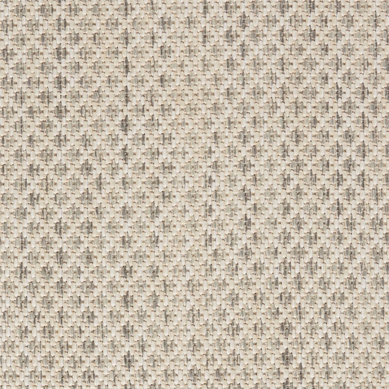 Pemberly Row 8' Runner Ivory Silver Fabric Modern Area Rug (8' Runner)