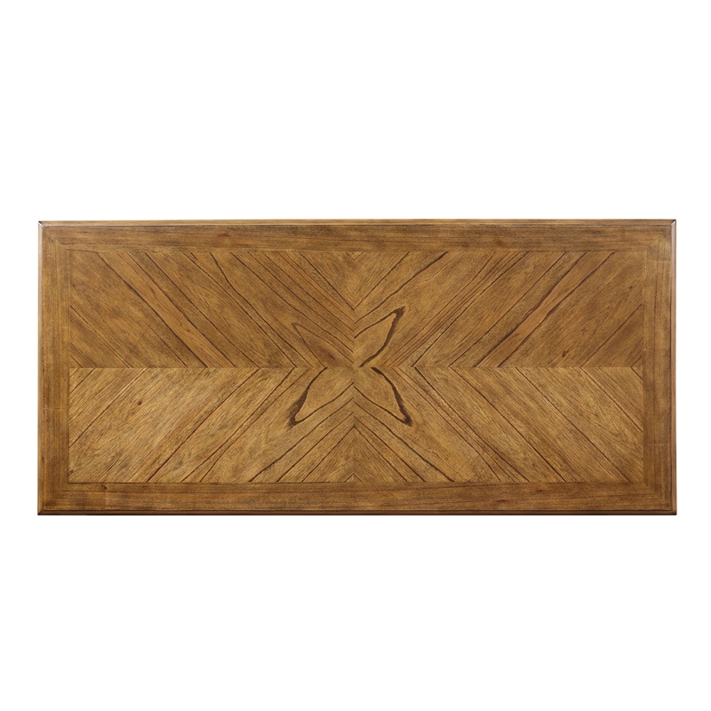 Pemberly Row 5-Piece Wood & Fabric Counter Set in Beige/Brown