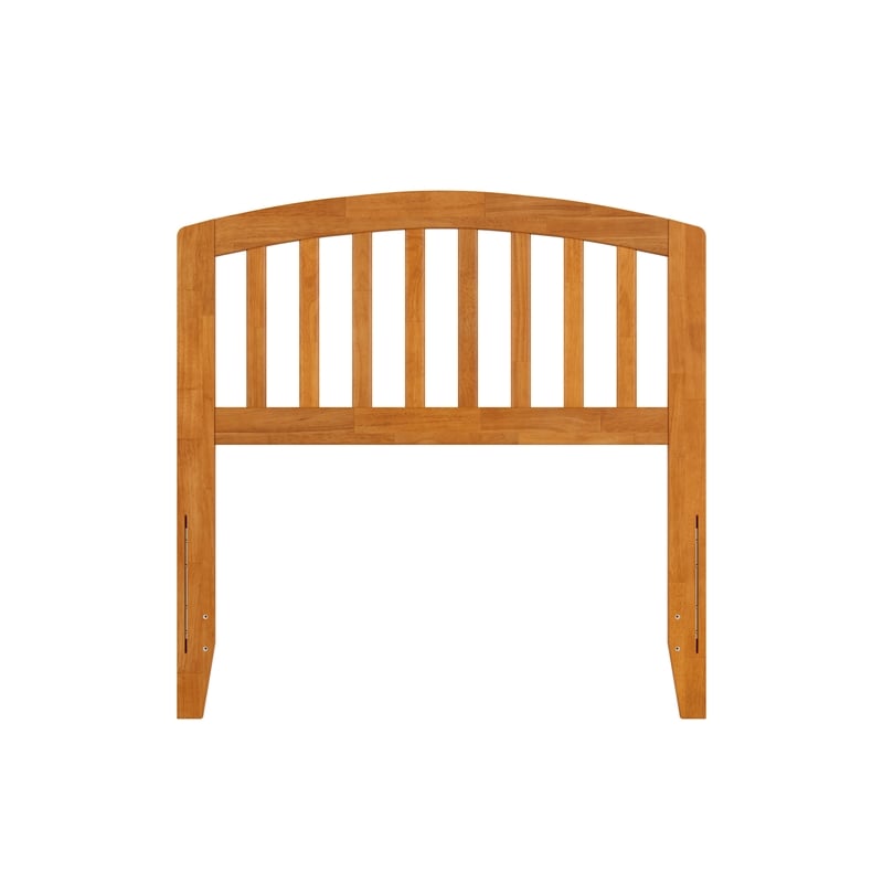 Pemberly Row Richmond Twin Wood Headboard in Light Toffee