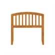 Pemberly Row Richmond Twin Wood Headboard in Light Toffee