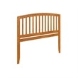 Pemberly Row Richmond Queen Wood Headboard in Light Toffee