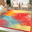 Pemberly Row Contemporary 8' x 10' Fabric Multicolor Area Rug