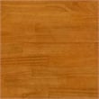 Pemberly Row Mid-Century Solid Wood Twin Daybed with Back Board in Light Toffee