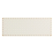 Pemberly Row Weave Wall-Mount Vegan Leather Queen Headboard in Natural Beige