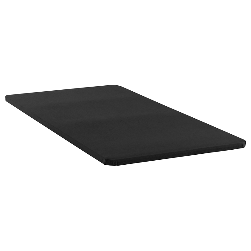 Pemberly Row Foam Queen Bunkie Board Foundation with Low-profile in Gray