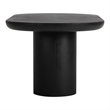 Pemberly Row Contemporary Dining Table Black Stone Dining Tables