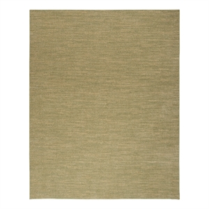 Pemberly Row Contemporary 12' x 15' Green Gold Fabric Area Rug