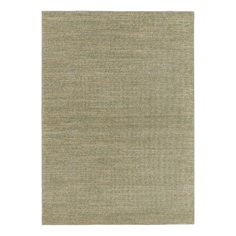 Pemberly Row Contemporary 5' x 7' Green Gold Fabric Area Rug