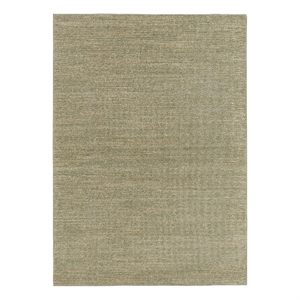 Pemberly Row Contemporary 5' x 7' Green Gold Fabric Area Rug
