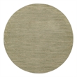 Pemberly Row Contemporary 8' x Round Green Gold Fabric Area Rug