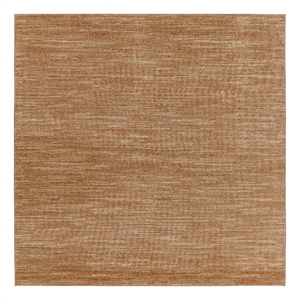 Pemberly Row Modern / Contemporary 5' x Square Rust Fabric Area Rug