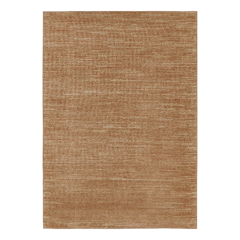 Pemberly Row Modern / Contemporary 5' x 7' Rust Fabric Area Rug