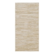 Pemberly Row Contemporary 2' x 4' Ivory Gold Fabric Area Rug