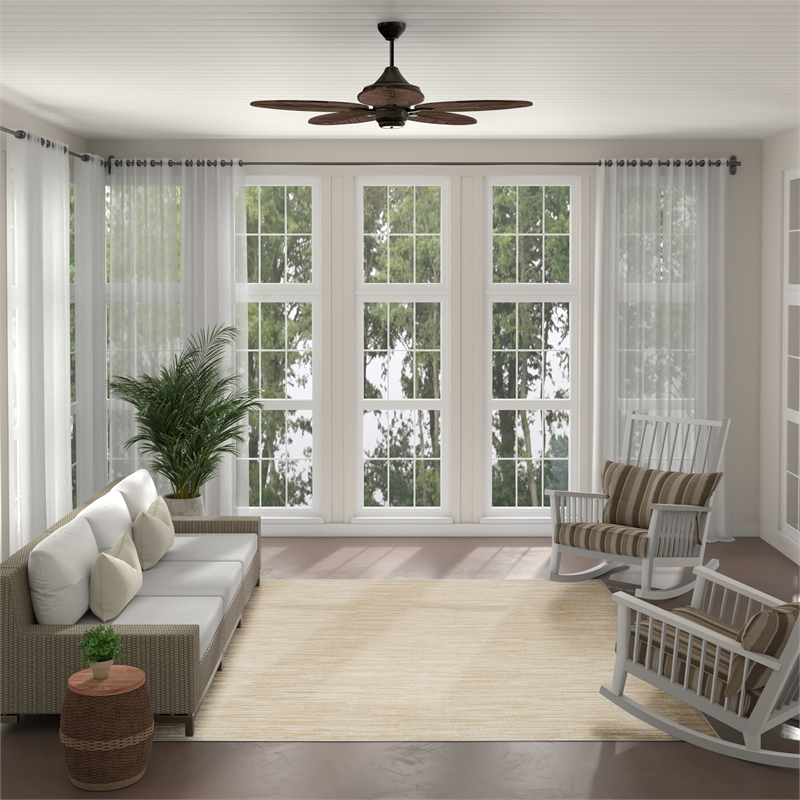 Pemberly Row Contemporary 9' x 12' Ivory Gold Fabric Area Rug