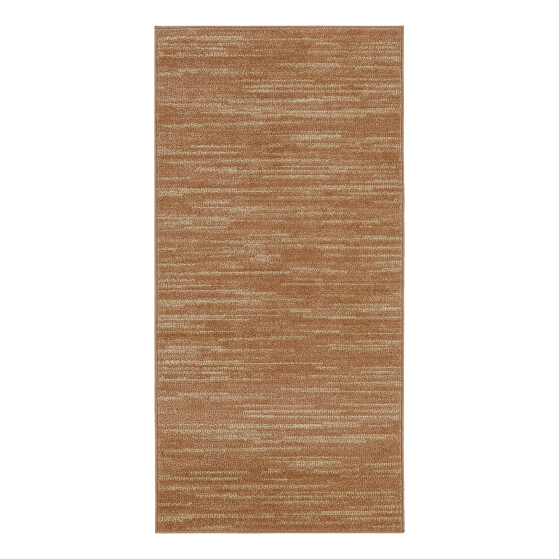 Pemberly Row Modern / Contemporary 2' x 4' Rust Fabric Area Rug