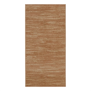 Pemberly Row Modern / Contemporary 2' x 4' Rust Fabric Area Rug