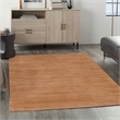 Pemberly Row Modern / Contemporary 4' x 6' Rust Fabric Area Rug